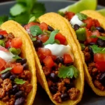 Delicious Ground Turkey Black Bean Tacos Recipe Ideas First Image