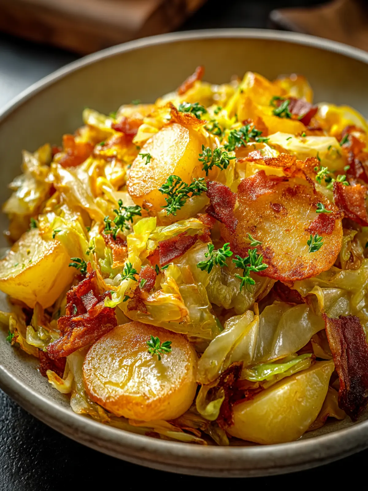 Savory Fried Cabbage and Potatoes Recipe to Savor First Image