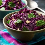 Asian Red Cabbage Salad First Image