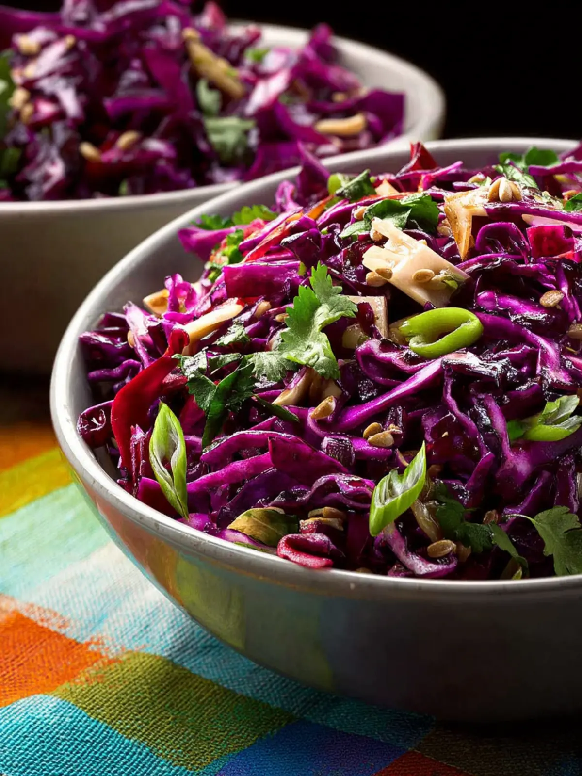 Asian Red Cabbage Salad Fourth Image dwdahu