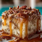 Butter Pecan Praline Poke Cake First Image