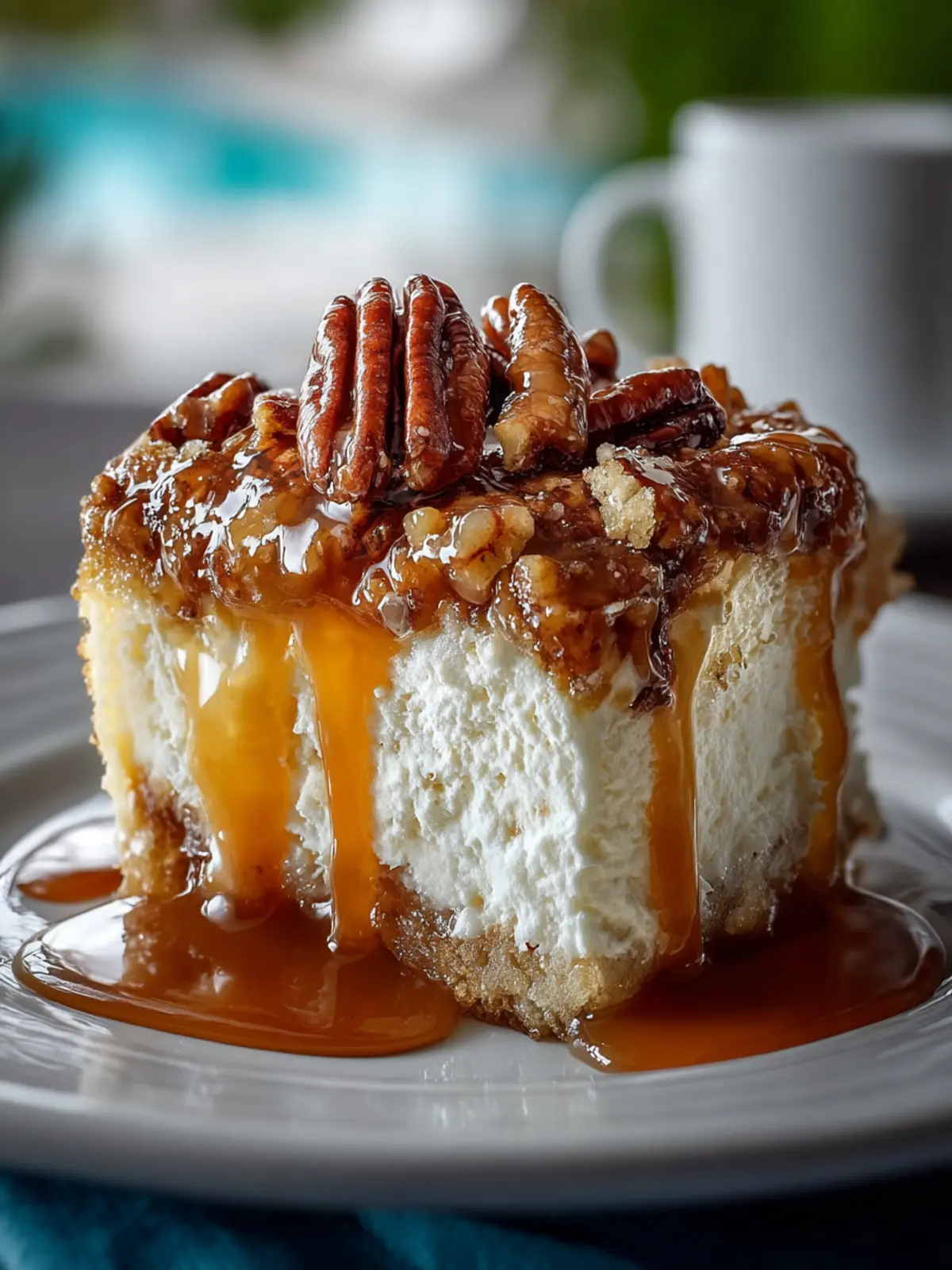 Butter Pecan Praline Poke Cake Third Image imptzz