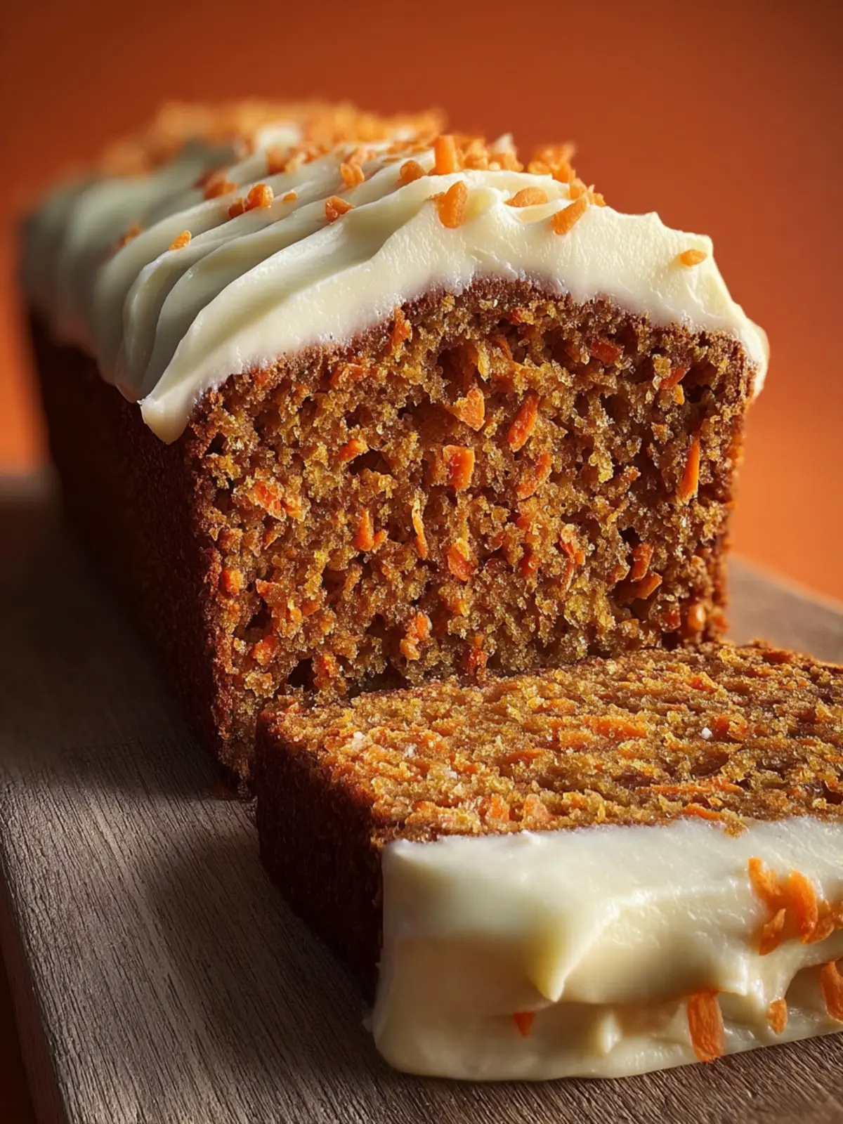 Carrot Cake Loaf with Cream Cheese Frosting Second Image kbhsur