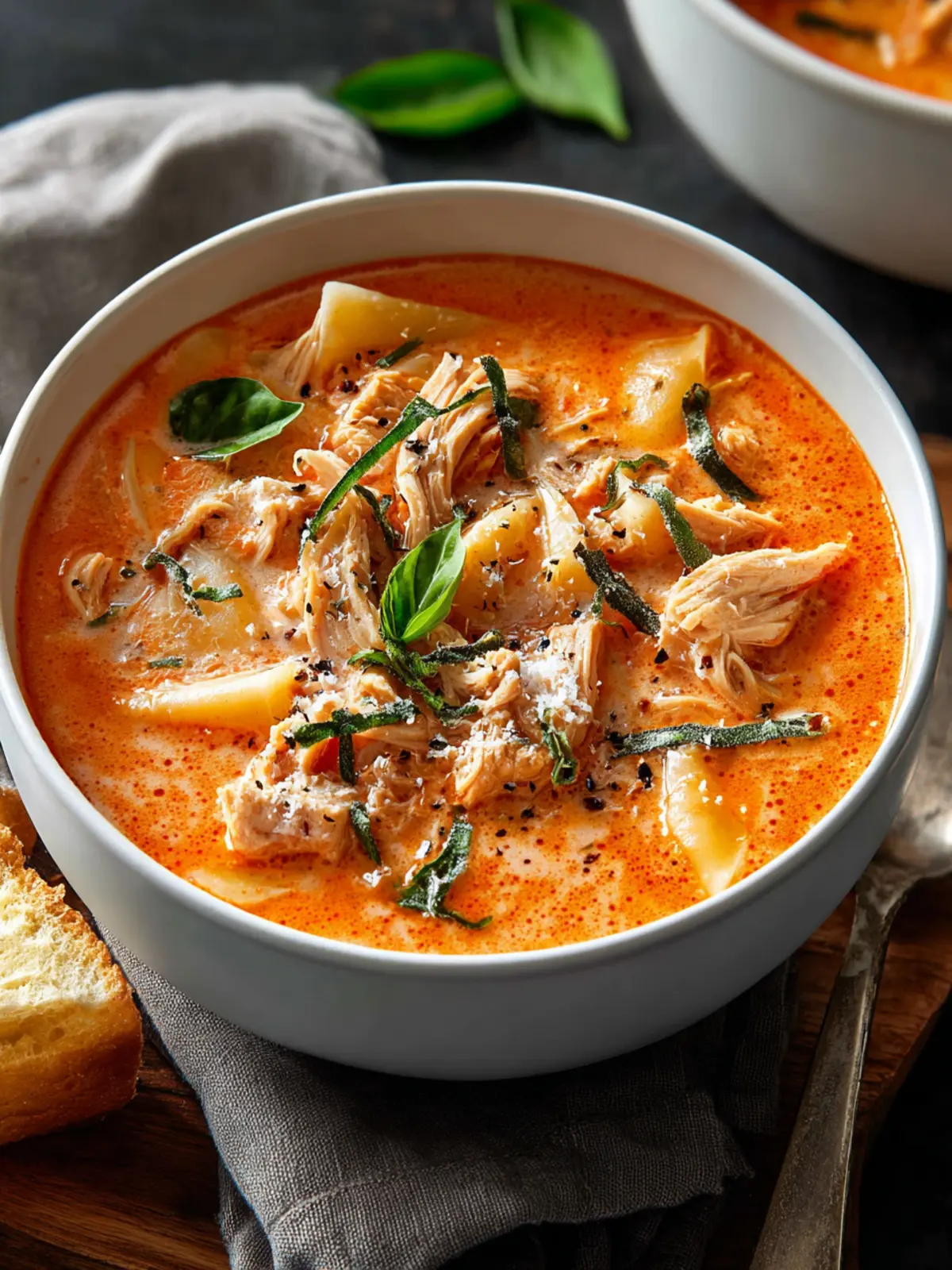 Cozy Creamy Chicken Tomato Soup for Comforting Days Ahead 8 Cozy Creamy Chicken Tomato Soup Recipe for Comforting Days Fourth Image aknjik