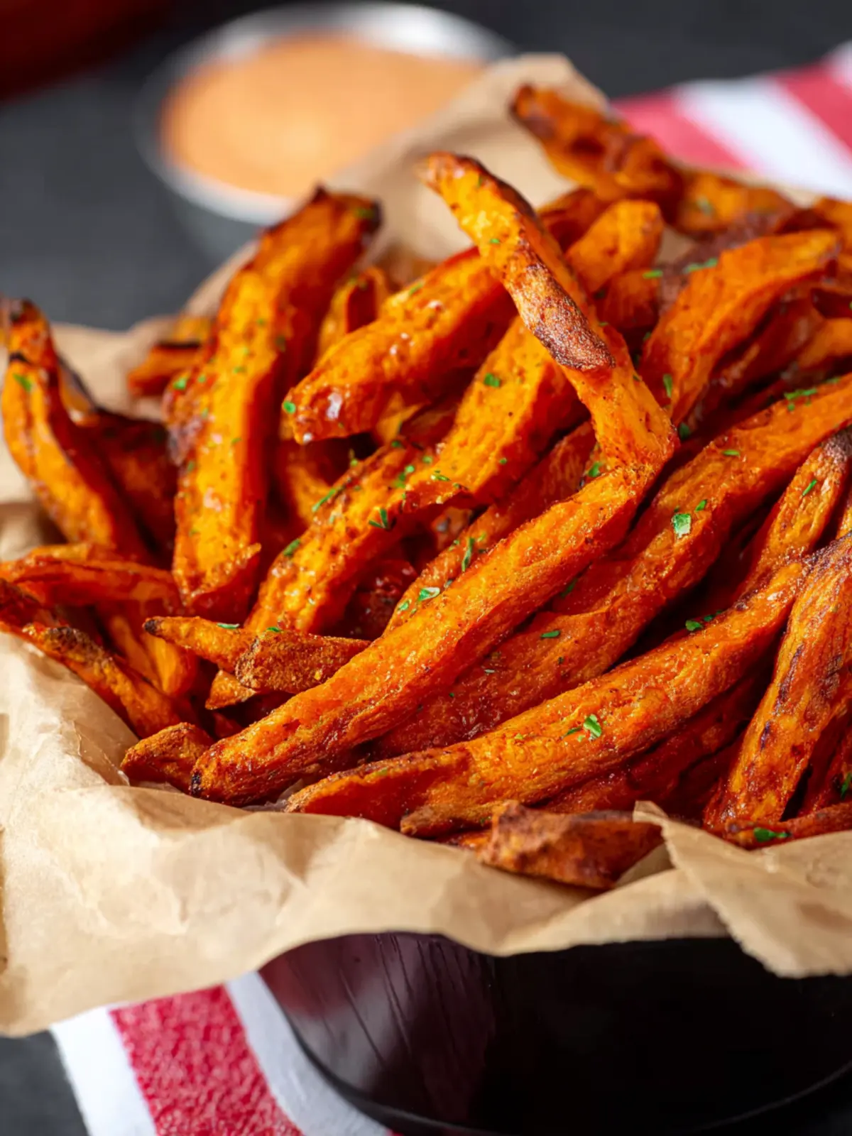Crispy Air Fryer Sweet Potato Fries Fourth Image cdsabq