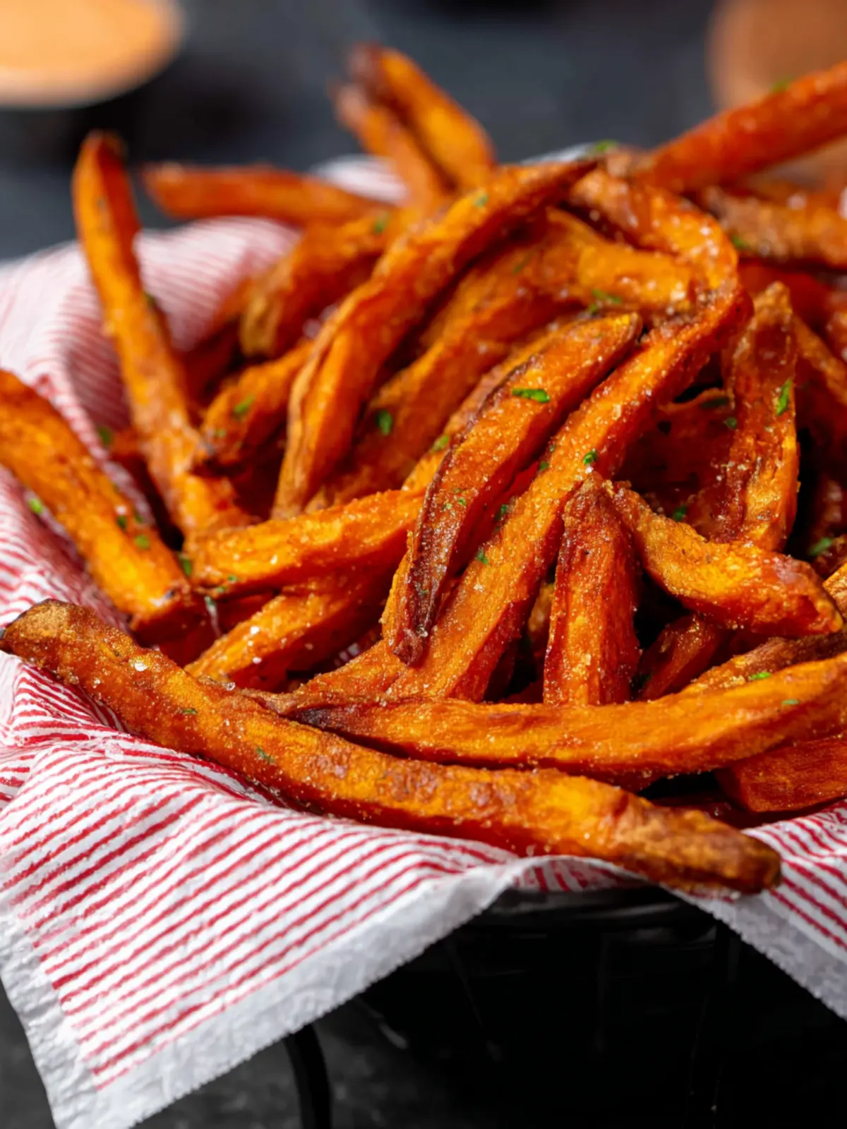 Crispy Air Fryer Sweet Potato Fries Third Image nybfin