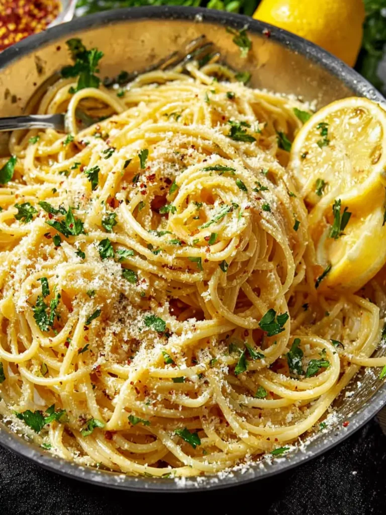 Easy Italian Lemon Garlic Pasta: The Best Comfort Dish Ever