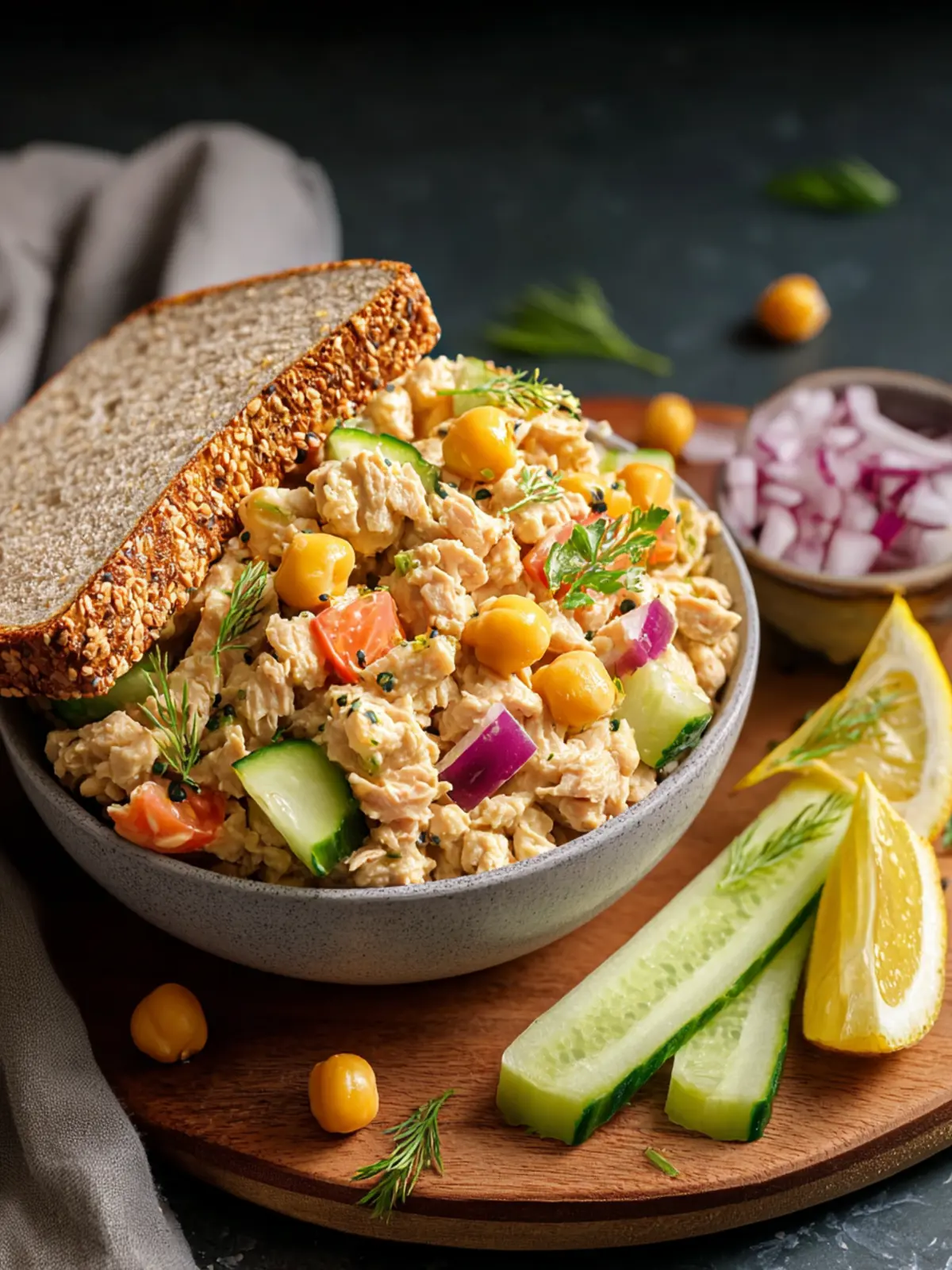 Flavorful Chickpea Tuna Salad Recipe for a Tasty Twist Second Image h5mtoo