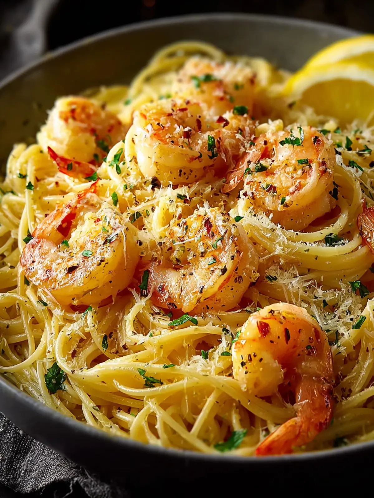 Garlic Butter Shrimp Scampi Pasta Second Image ps3i4t