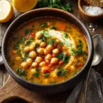 Greek Chickpea Soup (Revithia) First Image