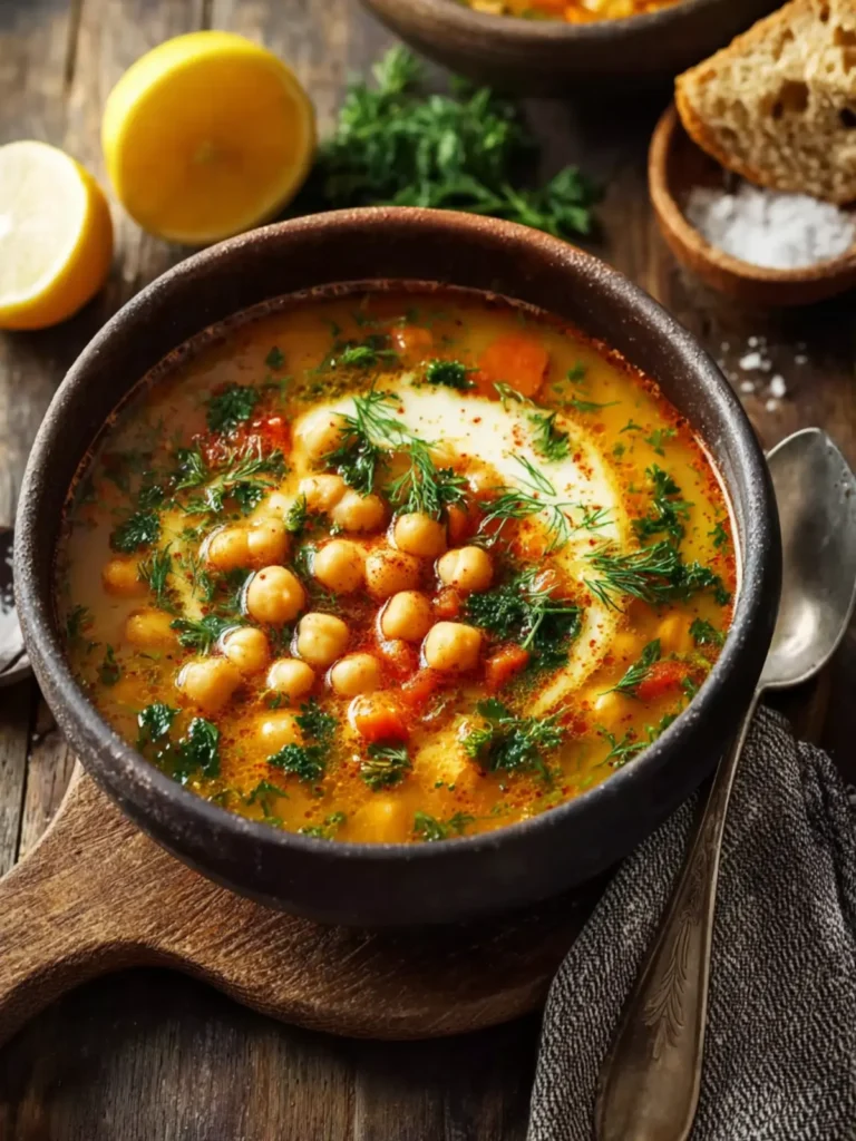 Greek Chickpea Soup: The Cozy, Nourishing Bowl You’ll Love