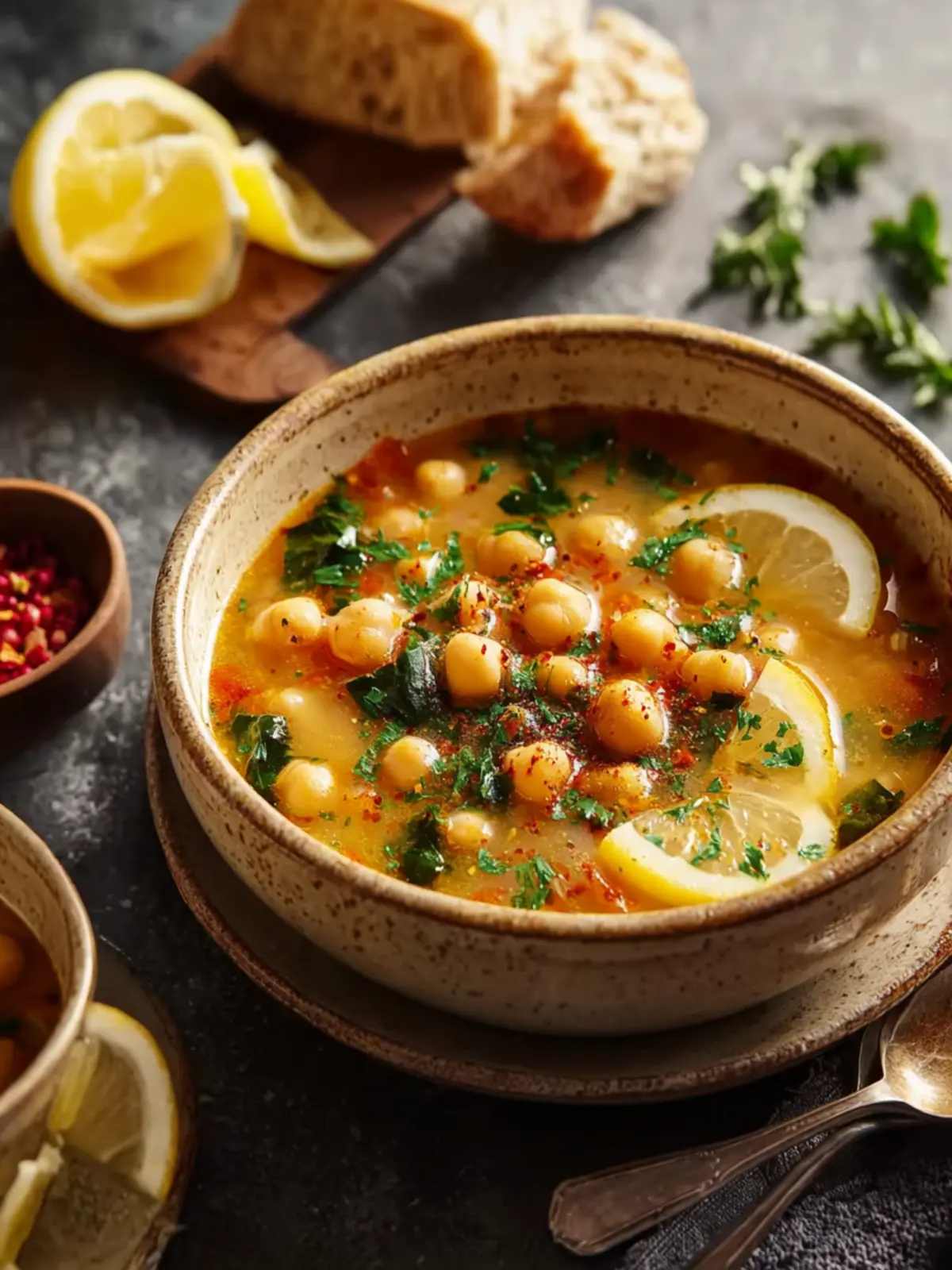 Greek Chickpea Soup Revithia Third Image kcdgee