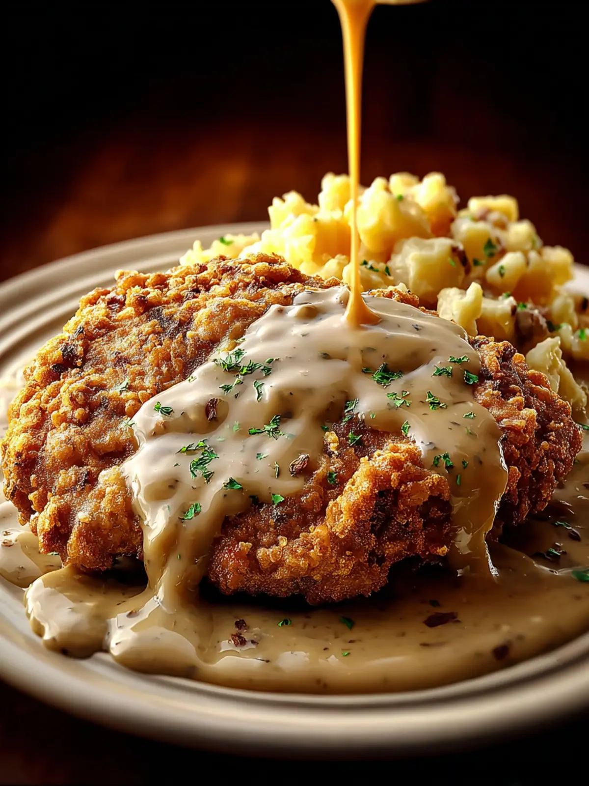 Irresistible Chicken-Fried Steak: Comfort Food Delight at Home 5 Irresistible Chicken-Fried Steak with Gravy Recipe First Image