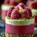 Irresistible Raspberry Pistachio Mousse Cakes: A Blissful Treat 9 Irresistible Raspberry Pistachio Mousse Cakes Recipe First Image