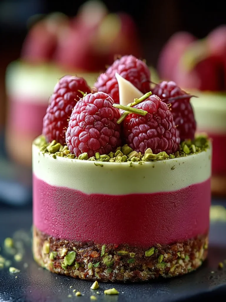 Irresistible Raspberry Pistachio Mousse Cakes: A Blissful Treat