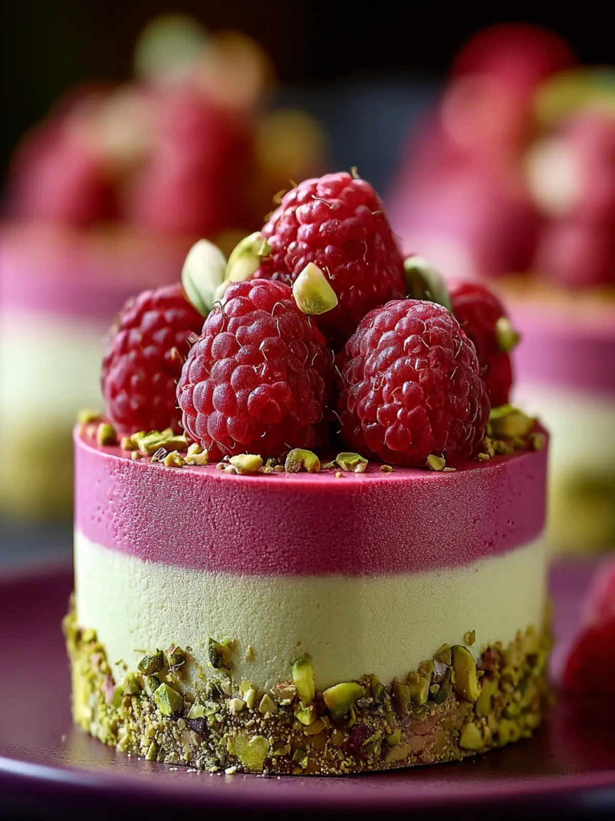 Irresistible Raspberry Pistachio Mousse Cakes: A Blissful Treat 6 Irresistible Raspberry Pistachio Mousse Cakes Recipe Second Image qn3v60