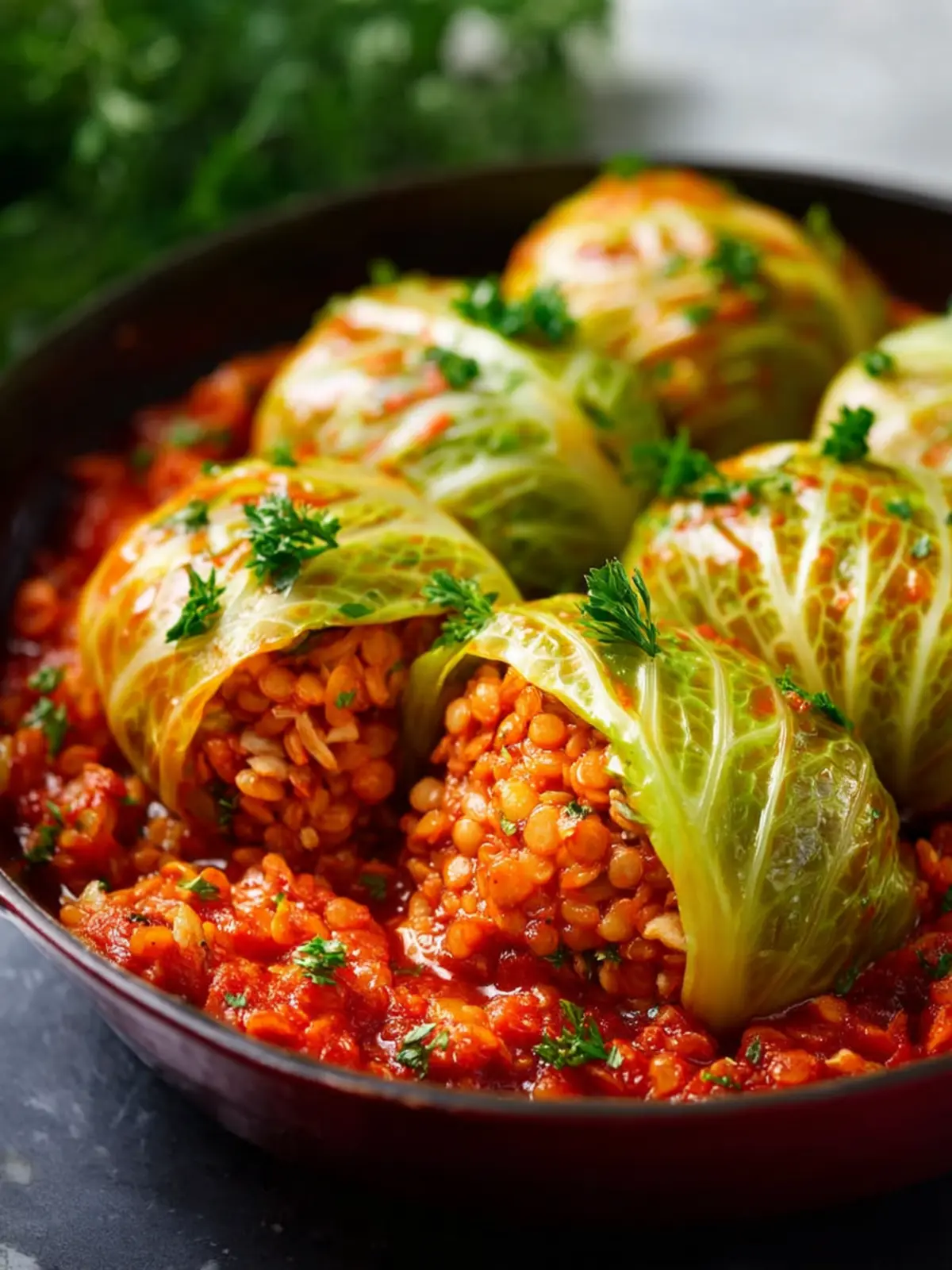 Lentil and Rice Stuffed Cabbage Rolls for a Cozy Dinner Delight 7