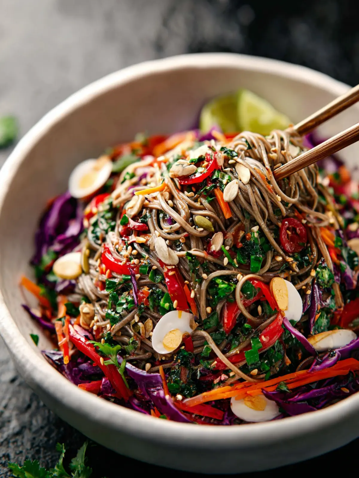 Soba Noodle Salad Recipe First Image