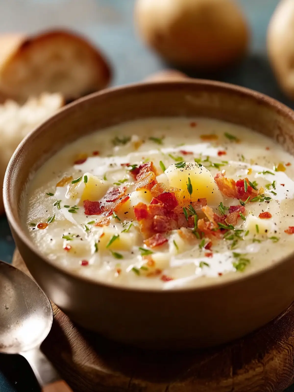 The Coziest Homemade Potato Soup First Image