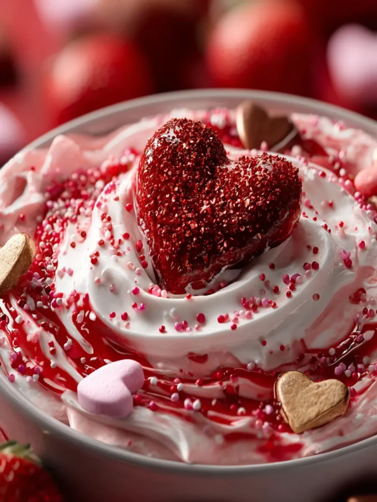 Valentines Dessert Dip: Irresistibly Easy No-Bake Delight