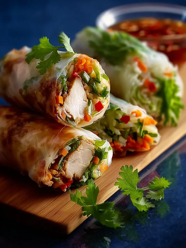 Chicken Spring Rolls: Crispy, Fresh, and Oh-So-Easy to Make