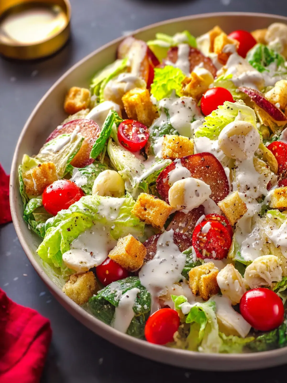 Butter Bean Caesar Salad with Greek Yogurt Dressing Second Image t3bvgp