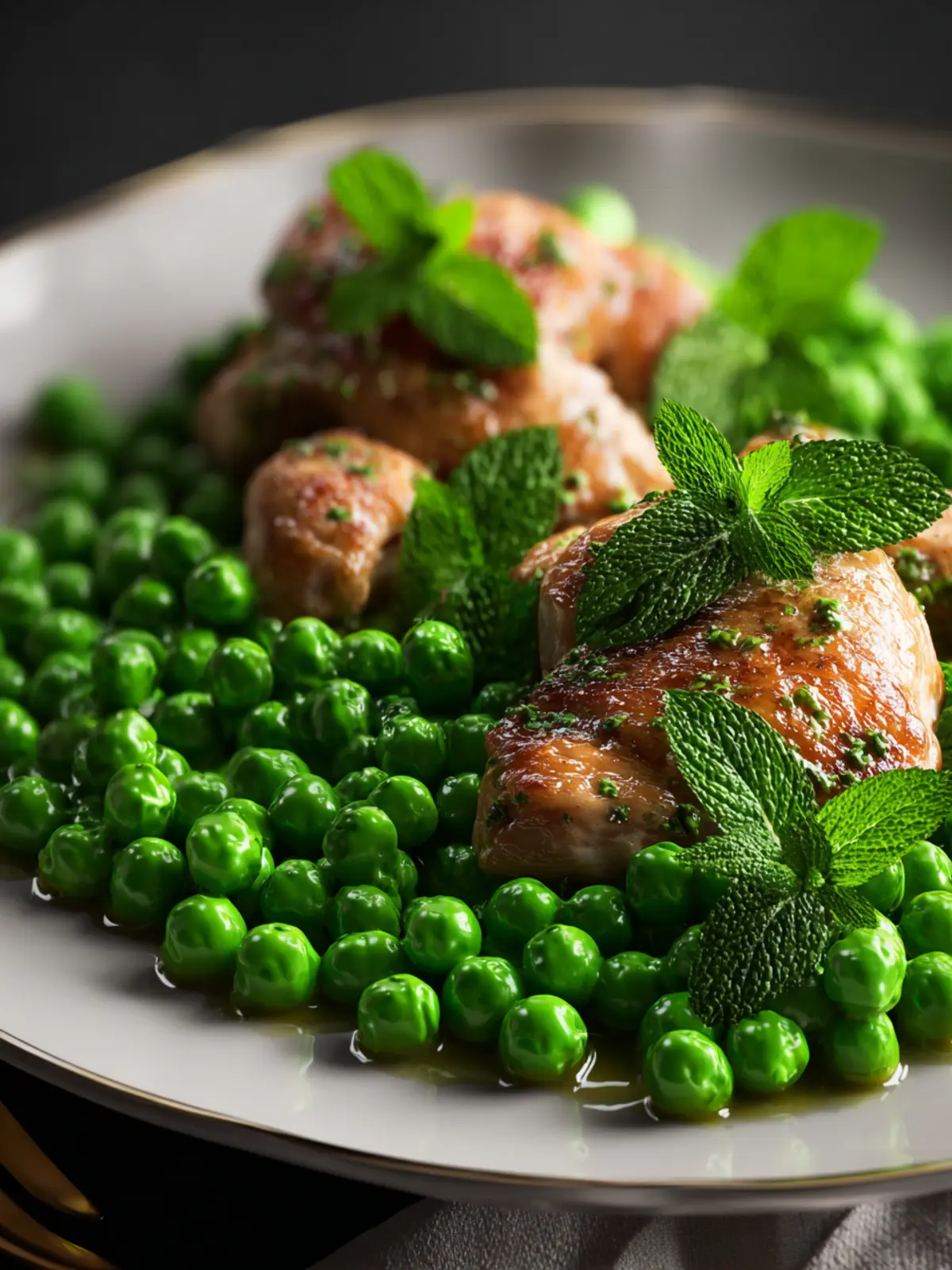 Chicken With Peas And Mint: A Juicy Twist on Comfort Food 6 Chicken With Peas And Mint Second Image j6cgsl