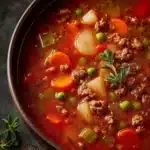 Classic Ground Beef Soup First Image