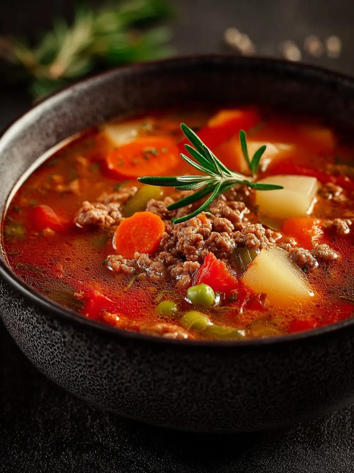 Classic Ground Beef Soup Third Image b5c6sf