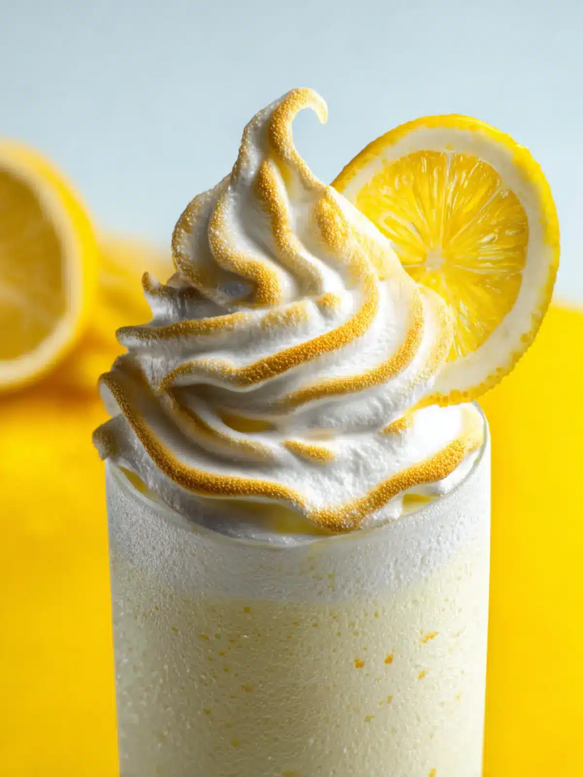 Frozen Lemon Meringue Lemonade: Refreshingly Sweet Perfection 7 Frozen Lemon Meringue Lemonade Third Image khkou1