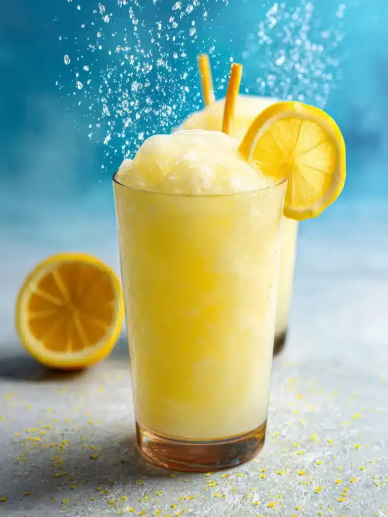 Frozen Lemonade Bliss: Refreshingly Bold Summer Treat!