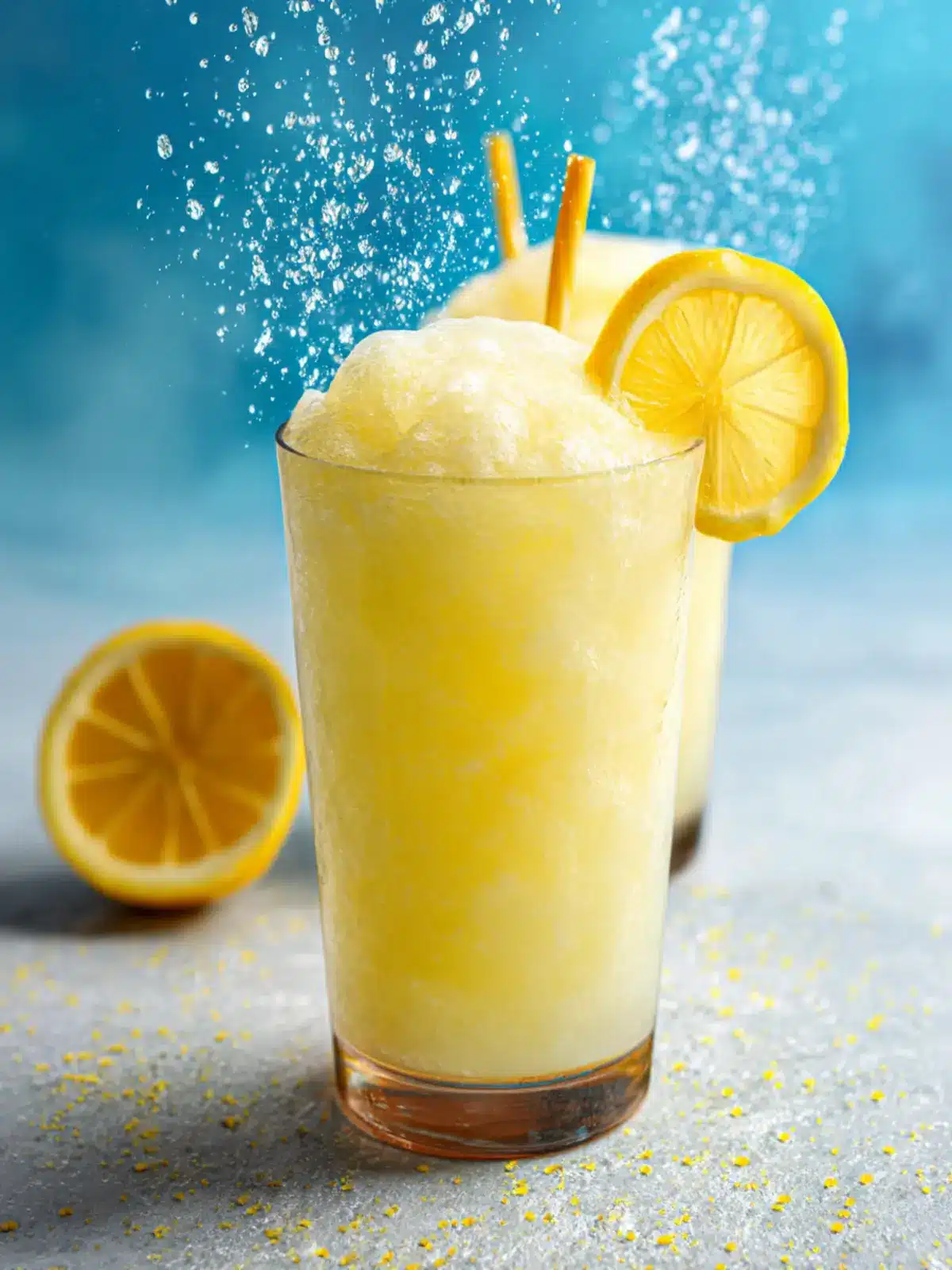 Frozen Lemonade Bliss: Refreshingly Bold Summer Treat! 5 Frozen Lemonade First Image