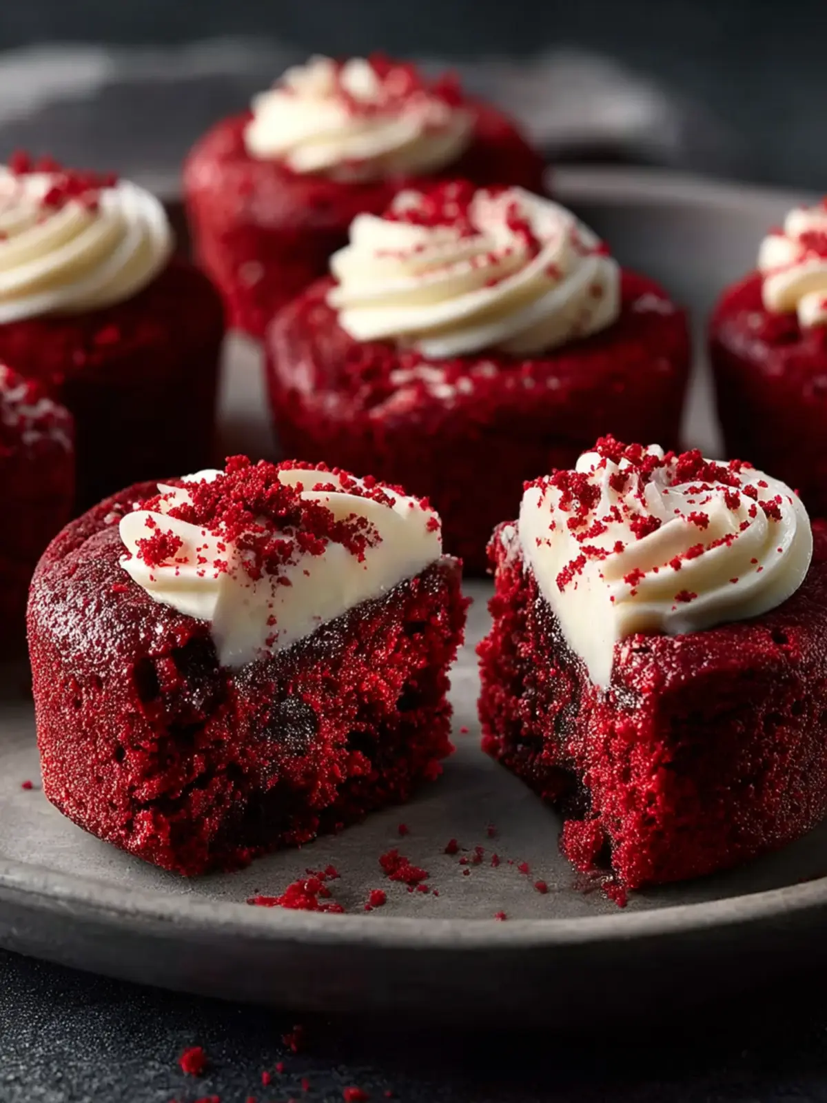 Homemade Red Velvet Brownie Bites First Image