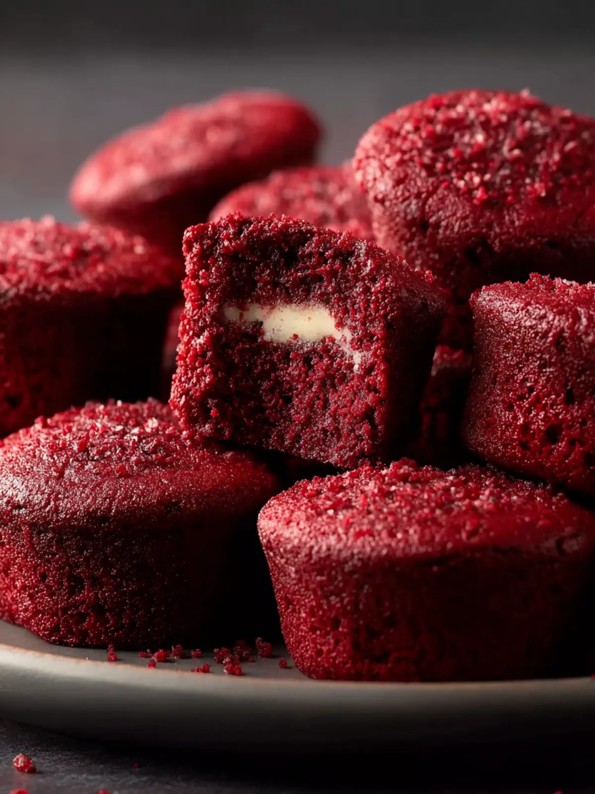 Homemade Red Velvet Brownie Bites Fourth Image qfhk0h