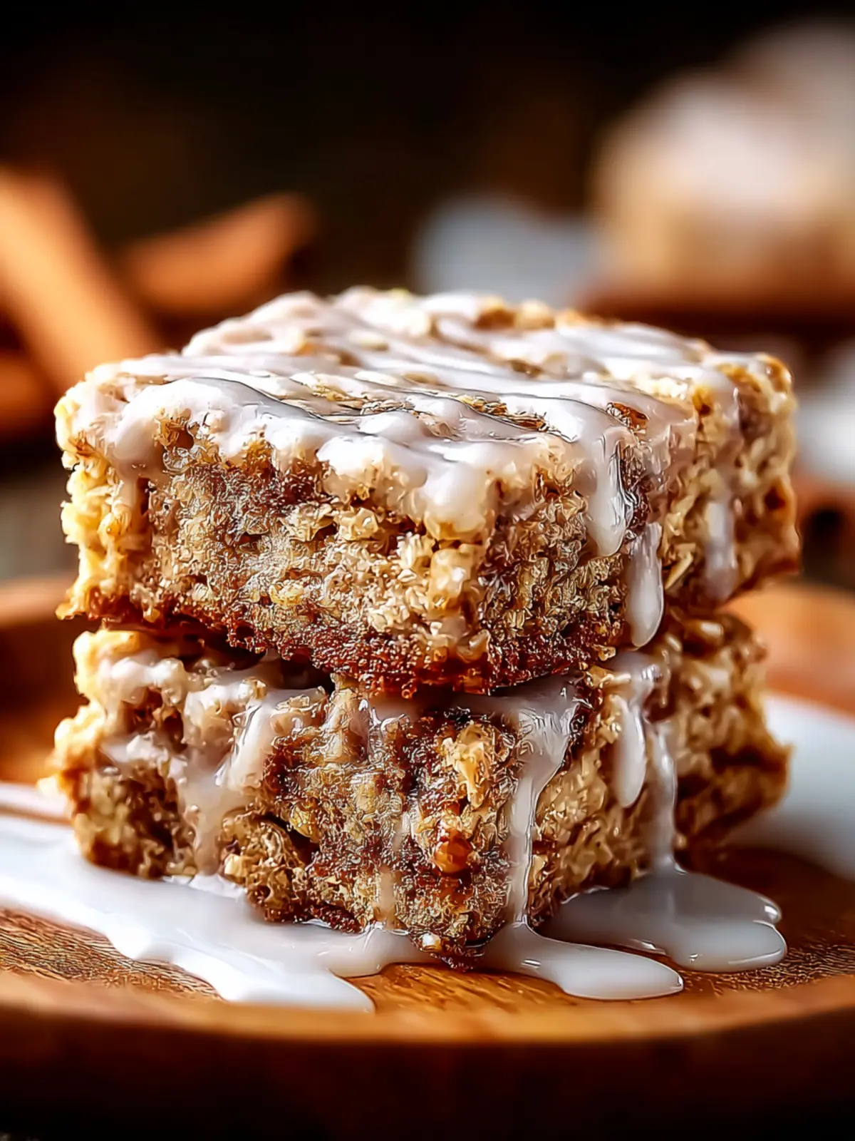 Irresistible Cinnamon Roll Oatmeal Bars Recipe to Savor Third Image caf7af