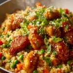 One-Pan Trader Joe’s Orange Chicken Fried Rice Skillet First Image