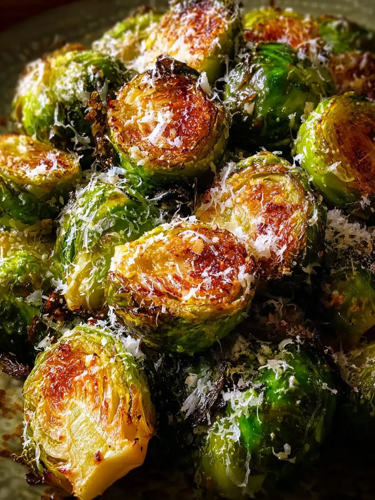 Oven Roasted Brussels Sprouts with Parmesan Second Image yolk9k