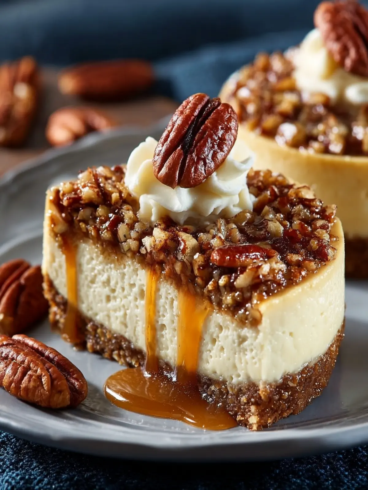 Pecan Cheesecake Pie Third Image b0uso1