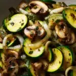 Sautéed Zucchini, Mushrooms and Onions First Image
