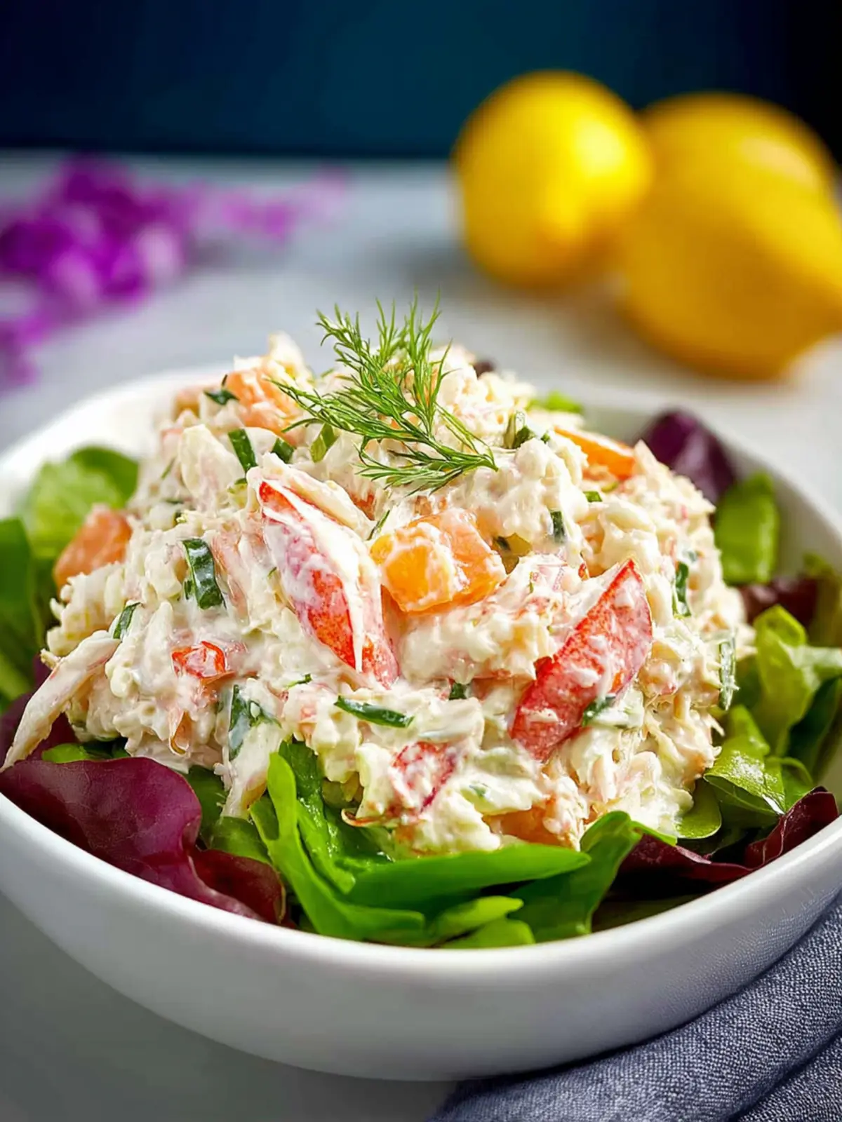 Seafood Crab Salad Second Image ykzswg