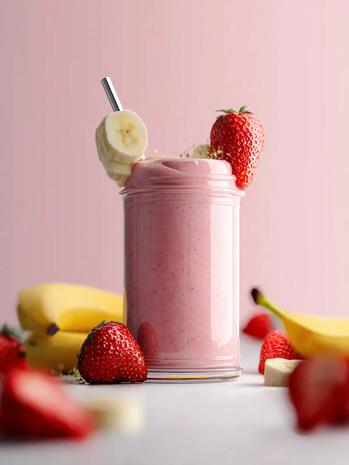 Strawberry Banana Smoothie Recipe First Image