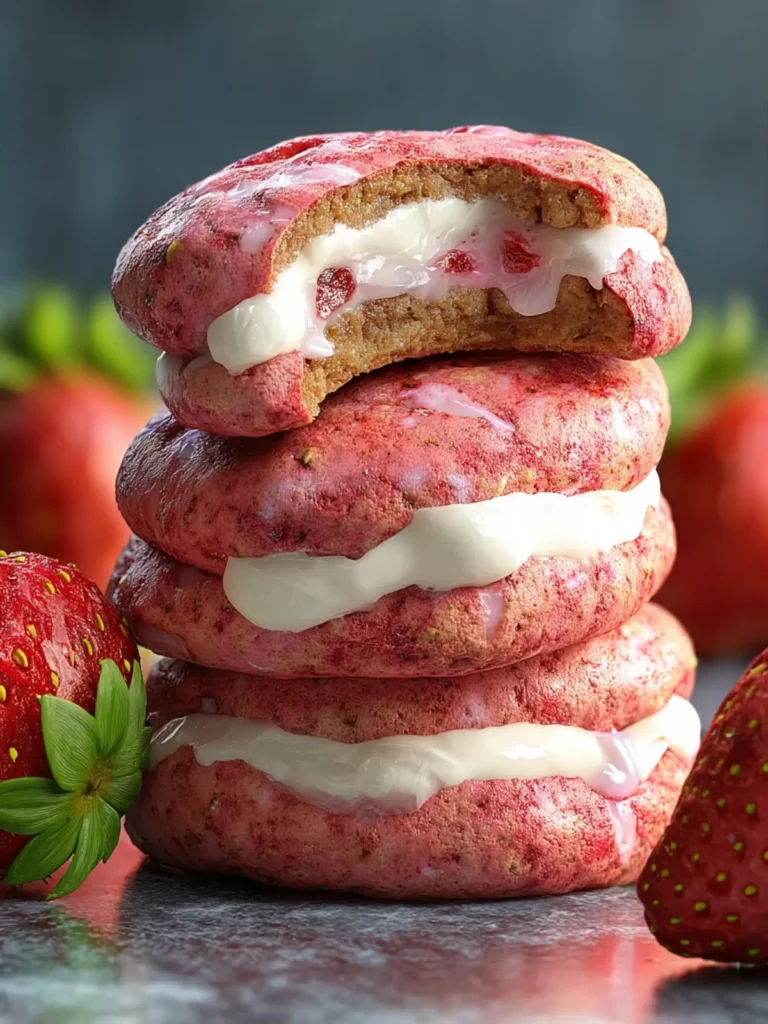 Strawberry Cheesecake Cookies: Indulgent and Irresistibly Delicious
