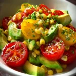 Corn Tomato Avocado Salad: Refreshingly Easy Summer Delight 9 corn tomato avocado salad First Image