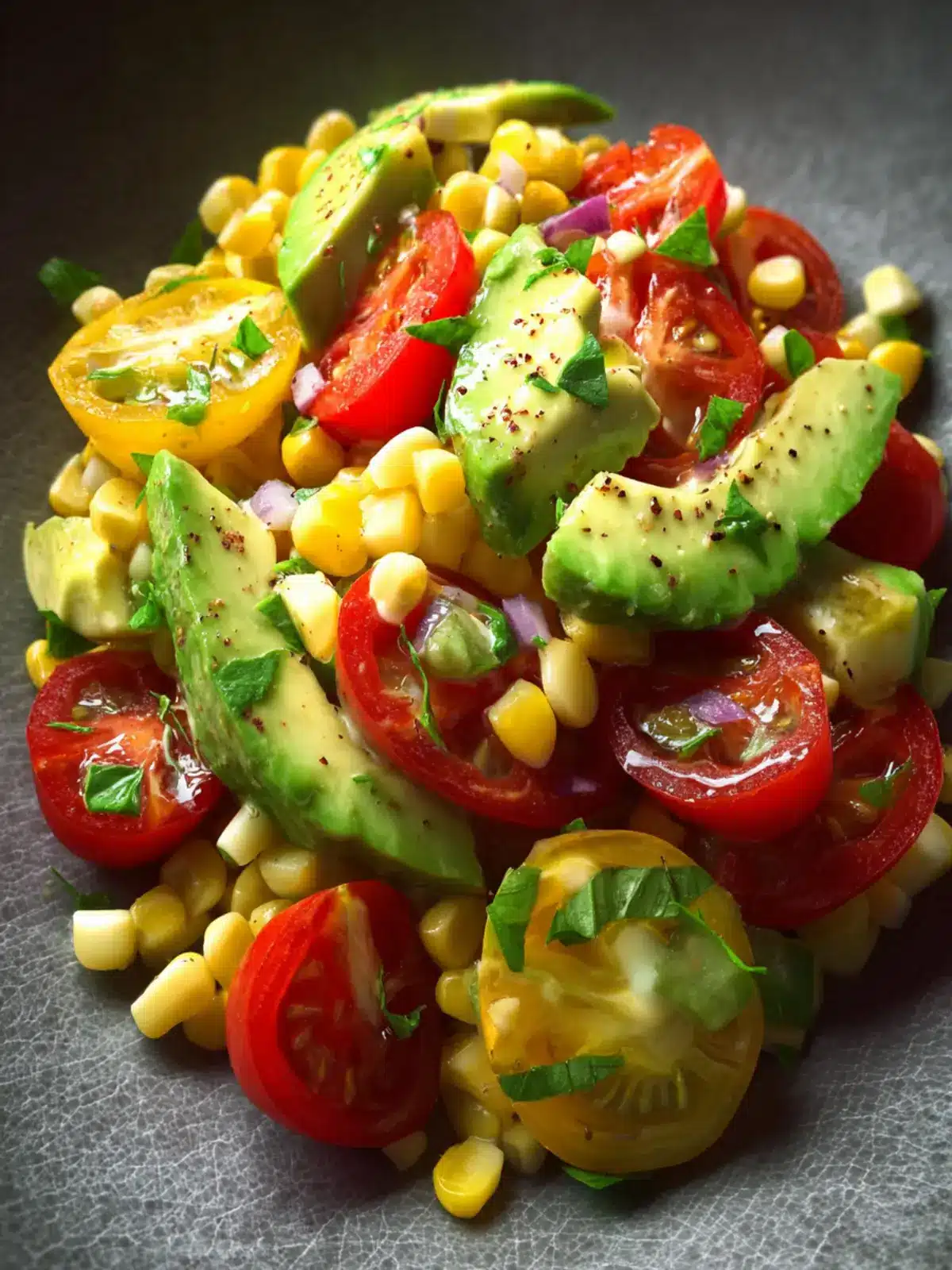 Corn Tomato Avocado Salad: Refreshingly Easy Summer Delight 8 corn tomato avocado salad Fourth Image nhpgwa