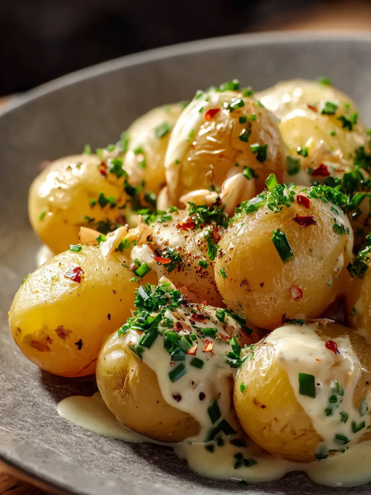 Creamy Garlic Baby Potatoes: Indulgent Comfort in Every Bite 5 Creamy Garlic Baby Potatoes First Image