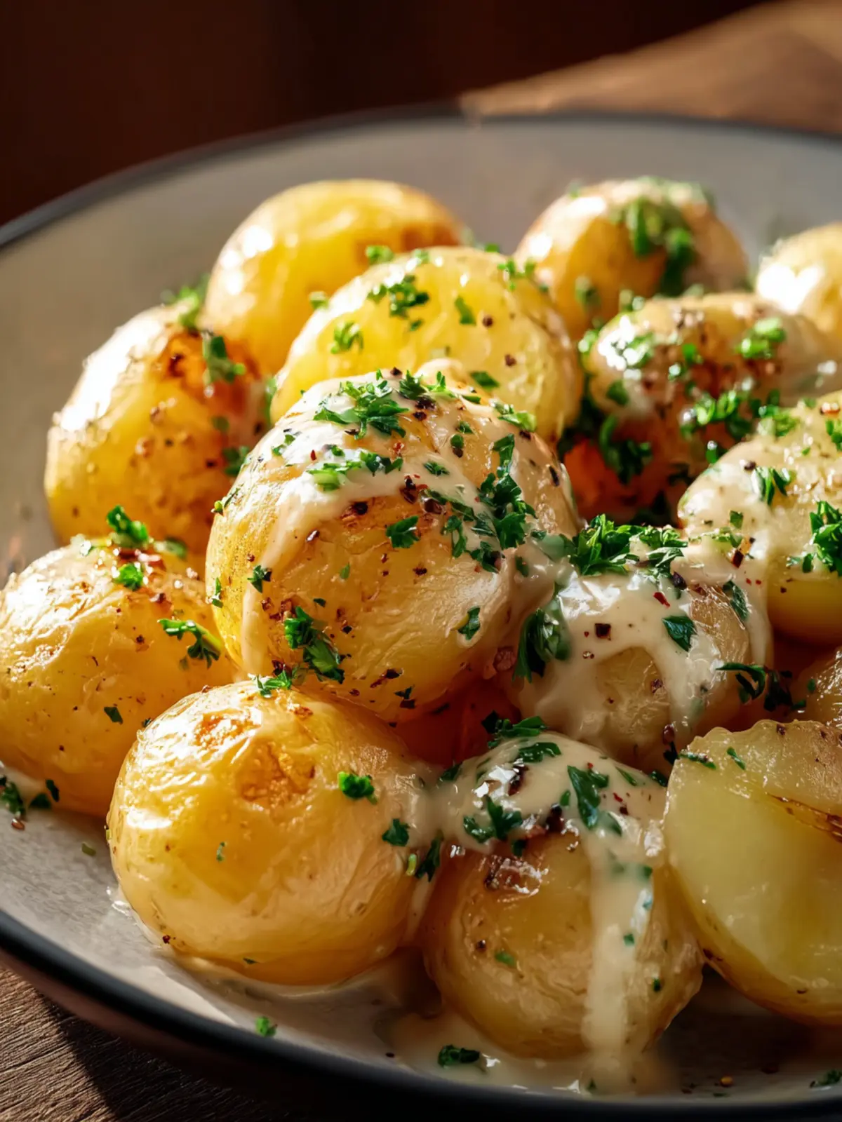 Creamy Garlic Baby Potatoes: Indulgent Comfort in Every Bite 8 Creamy Garlic Baby Potatoes Fourth Image o4ebjb