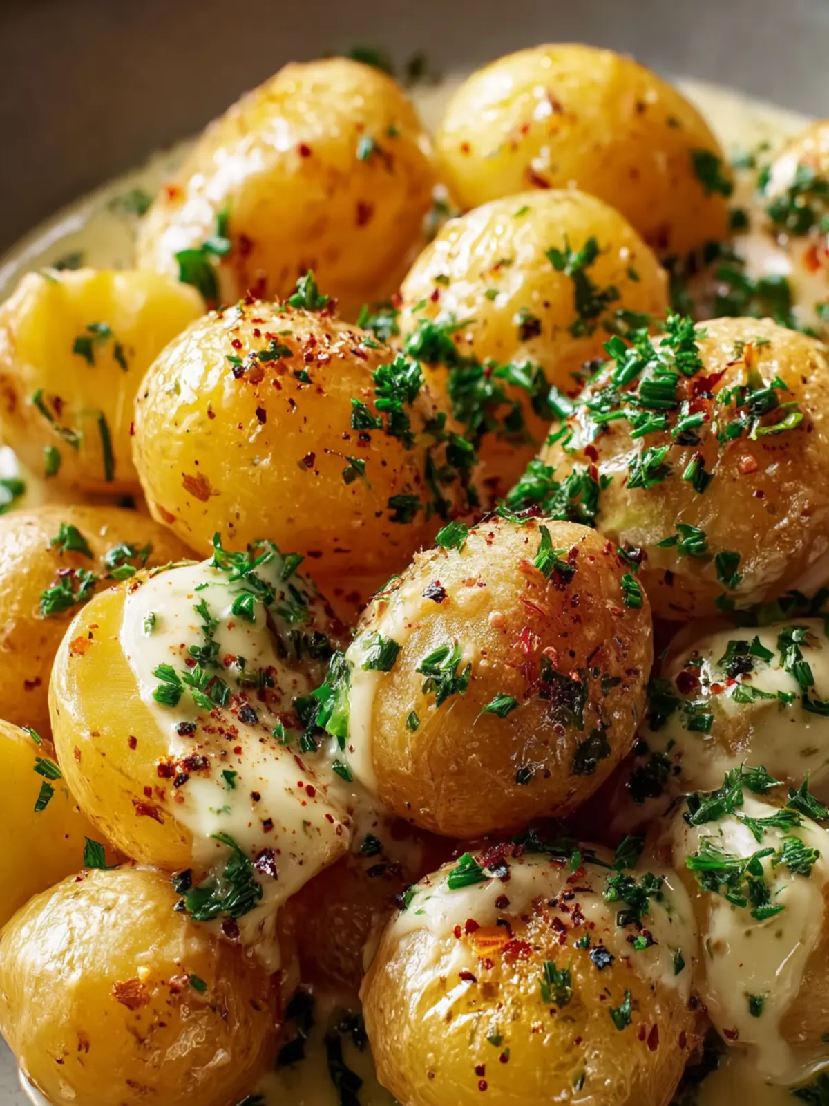 Creamy Garlic Baby Potatoes: Indulgent Comfort in Every Bite 7