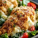 Creamy Parmesan Baked Caesar Chicken First Image