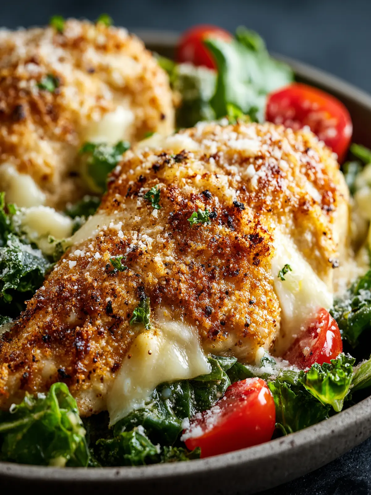 Creamy Parmesan Baked Caesar Chicken First Image