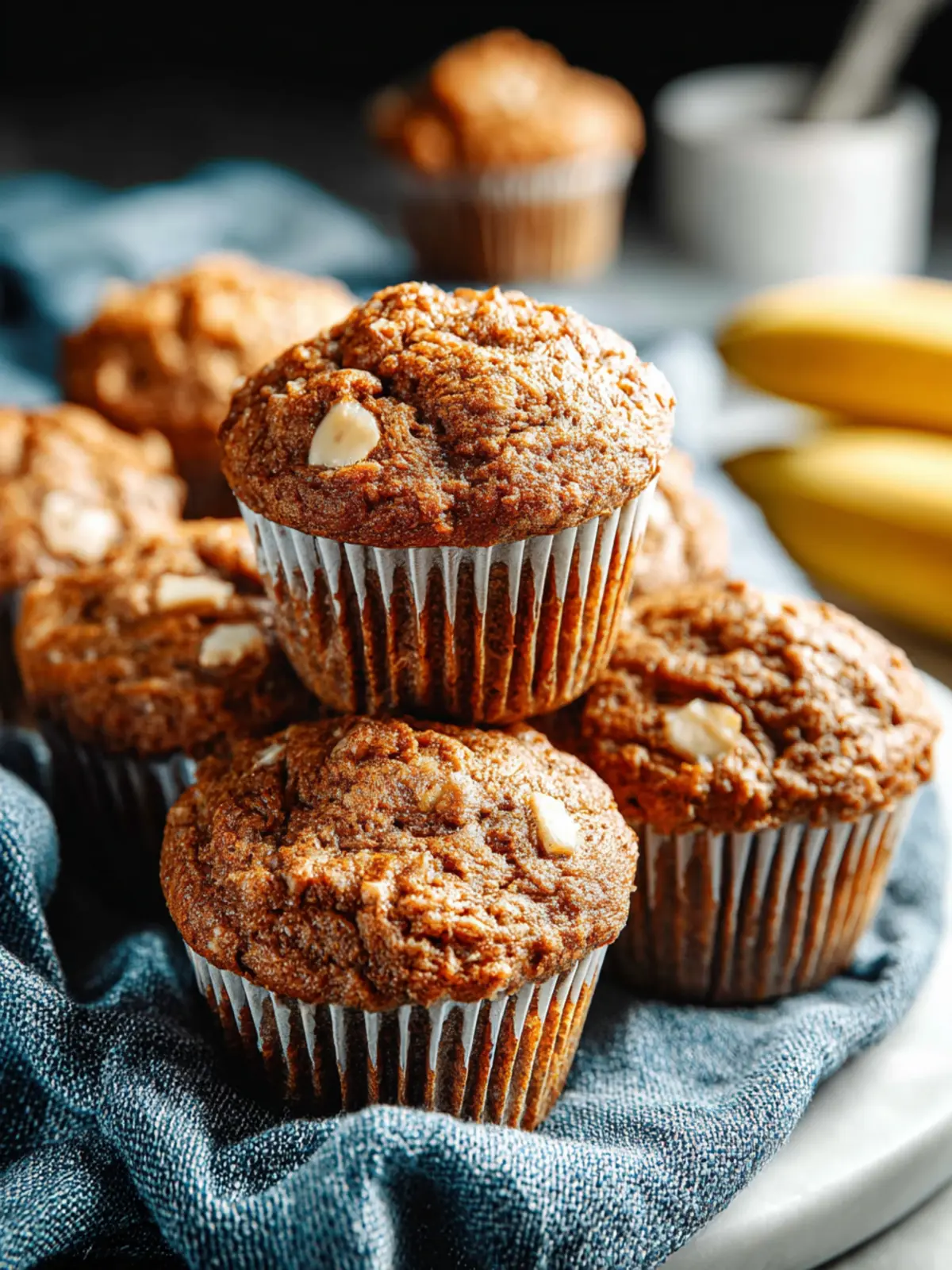 Healthy Banana Muffins Second Image ygzvck